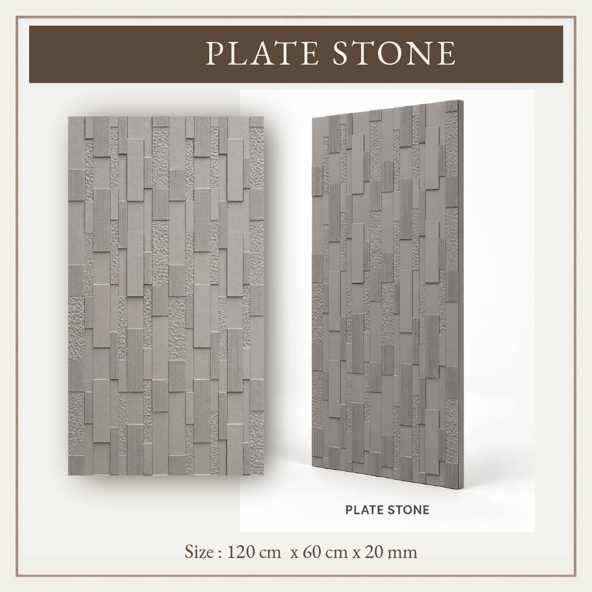 PU  PLATE STONE